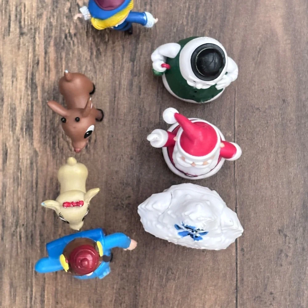 RUDOLPH Red Nosed Reindeer and The Island of Misfit Toys Friends Toy Figures LOT